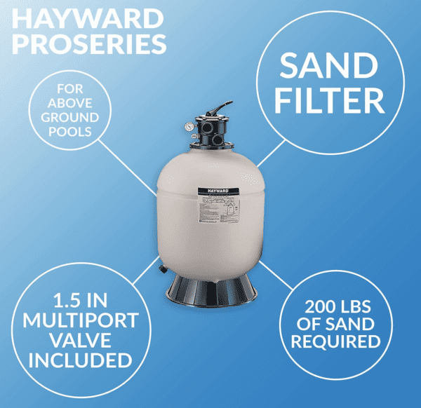 Hayward W3S210T93S ProSeries 21 In., 1.5 HP Sand Filter System for Above-Ground Pools sand filter sand filter sand filter sand filter sand filter sand.